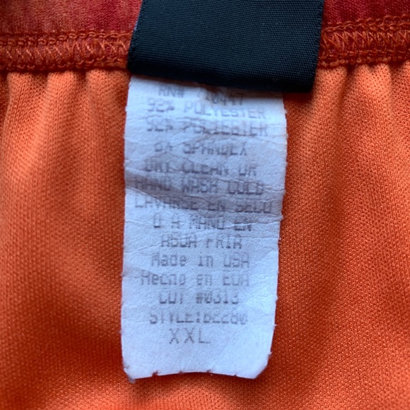 Ombre Tie-Dye Skirt With Beaded Chevron Hem - Picture 5 of 6